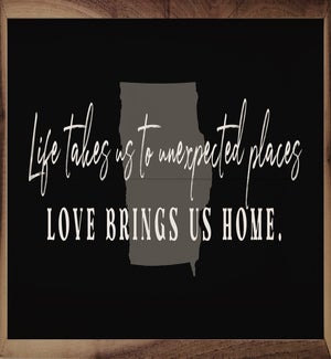 Personalized State Unexpected Places Black